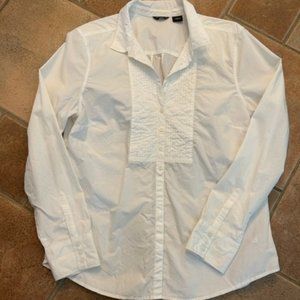 Tuxedo Shirt Size L - White